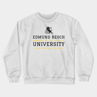 RESCHS UNIVERSITY - black print Crewneck Sweatshirt